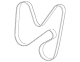 2003-2012 Cummins Serpentine Belt (53041138AE) view 3