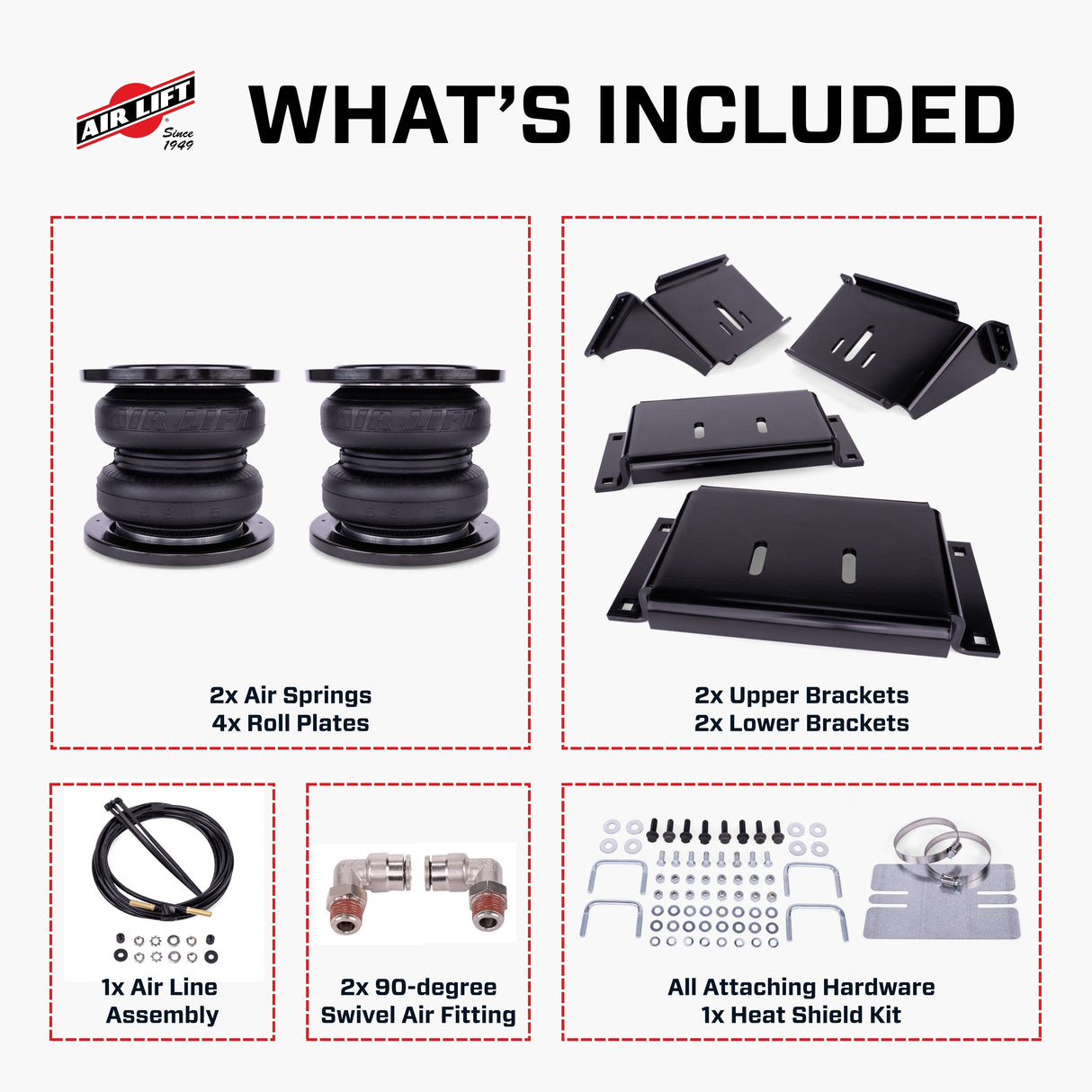 2016-2025 Duramax LoadLifter 7500 XL Ultimate air spring kit (57543)