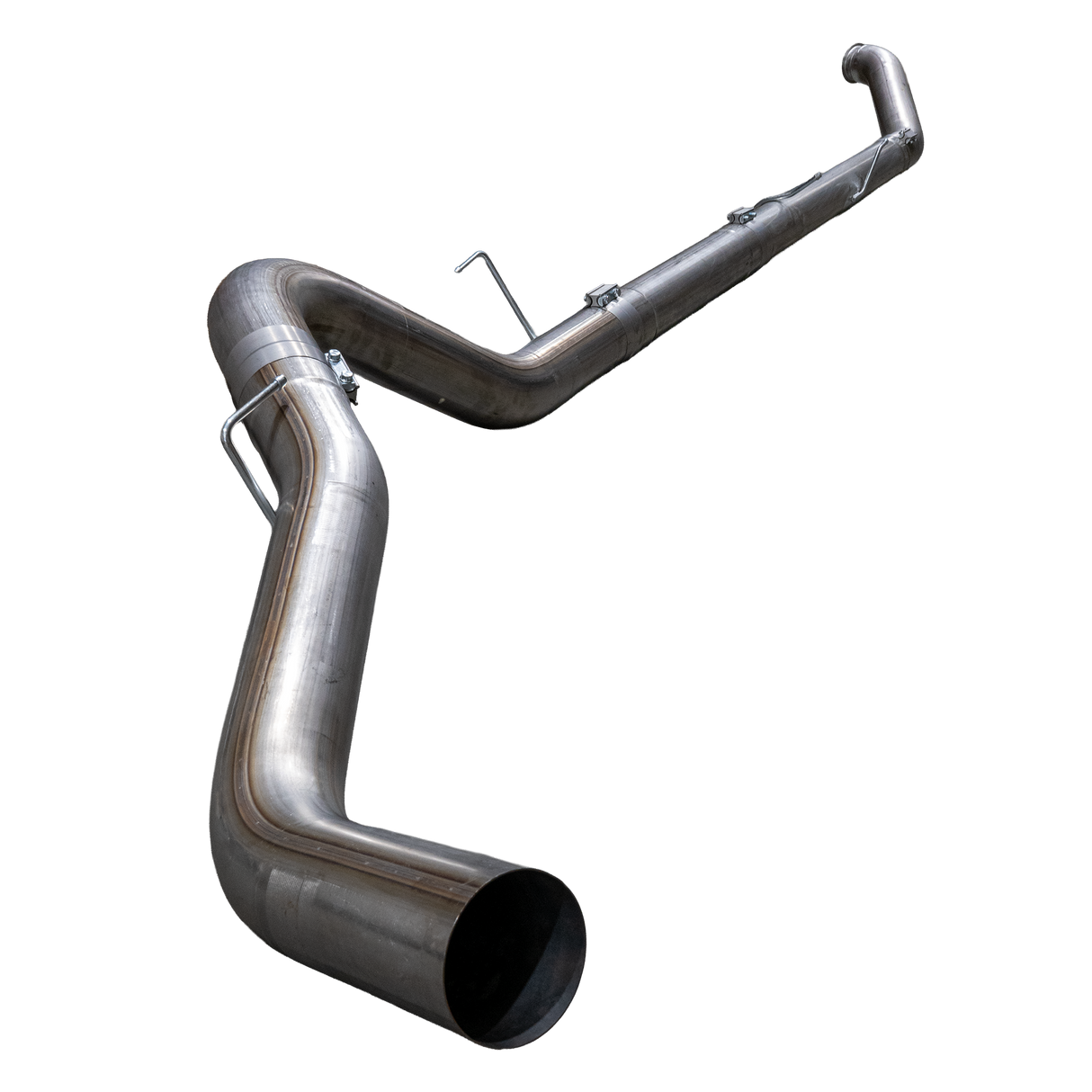 2013-2018 Cummins 5" SS Turboback Exhaust System - No Muffler - Turbo Back Exhaust System - Dirty Diesel Customs