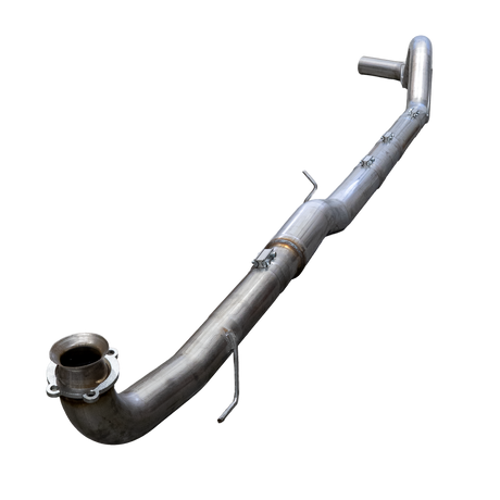 2017-2019 Duramax 5" SS Downpipe Back Exhaust System - No Muffler - Downpipe Back Exhaust System - Dirty Diesel Customs