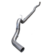 2017-2019 Duramax 5" SS Downpipe Back Exhaust System - No Muffler - Downpipe Back Exhaust System - Dirty Diesel Customs