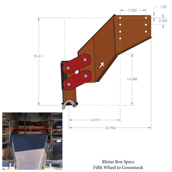 5th Wheel Pin Box Replacement w/ Gooseneck Snaplatch Coupler (GH-8045)-Towing Accessories-Gen-Y Hitch-Dirty Diesel Customs