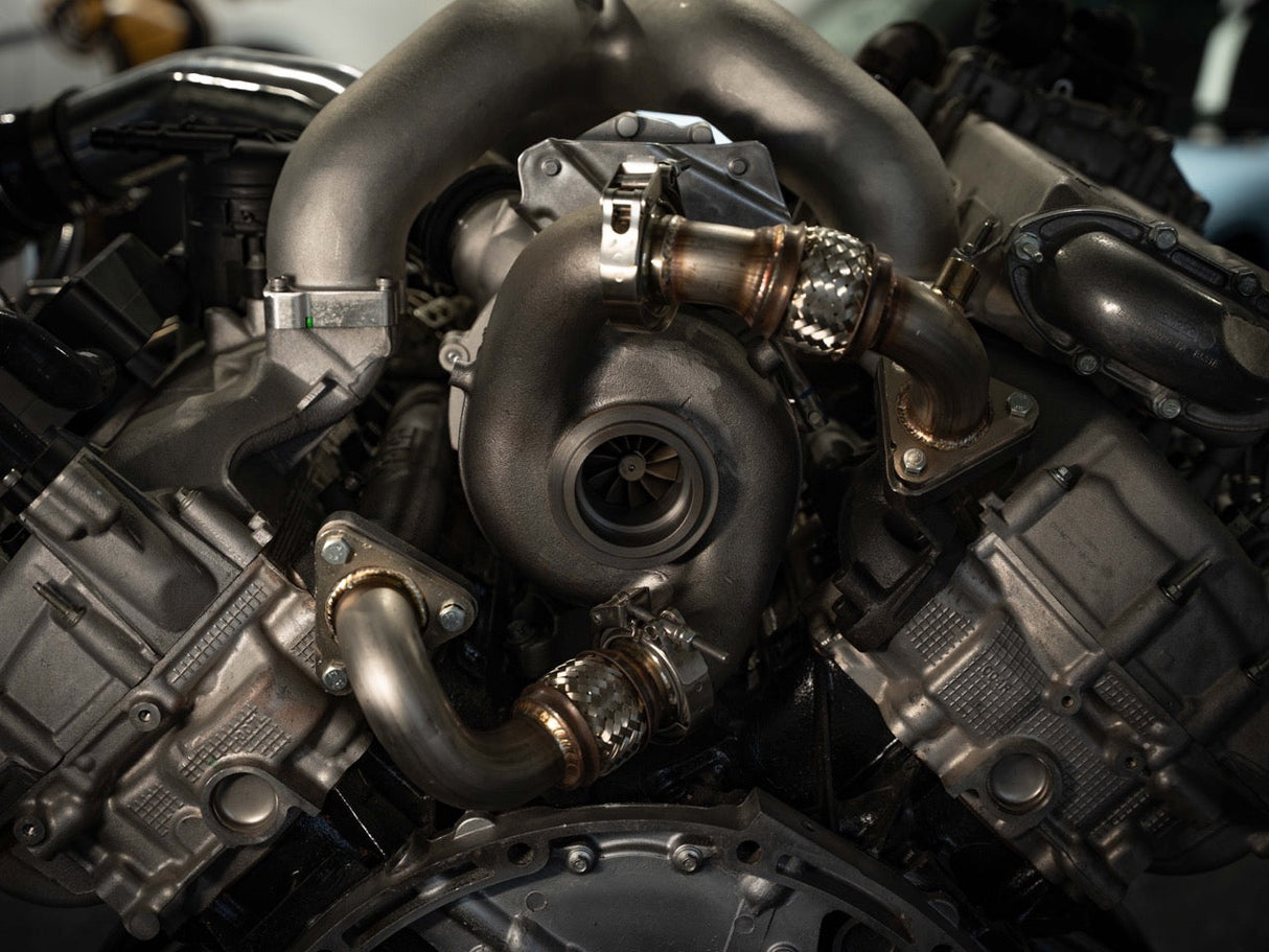 SPE Strike HO Turbo installed on a 6.7L Powerstroke engine