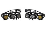 2017-2020 Ford F-150 Raptor Morimoto 4Banger Triple Fog Bracket Kit (BAF024)
