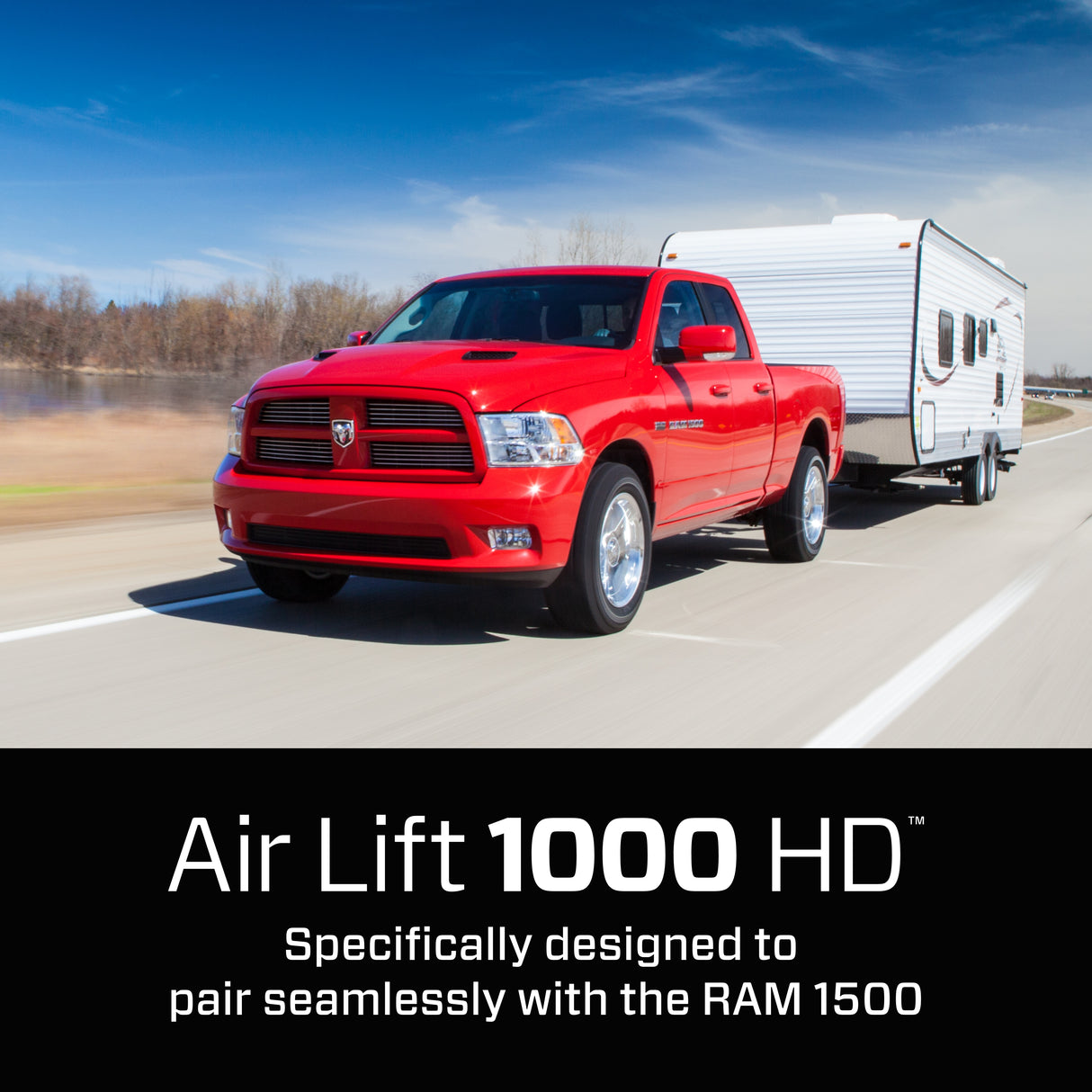 2014-2023 EcoDiesel Air Lift 1000 HD Coil Spring Air Spring Kit (60818HD)