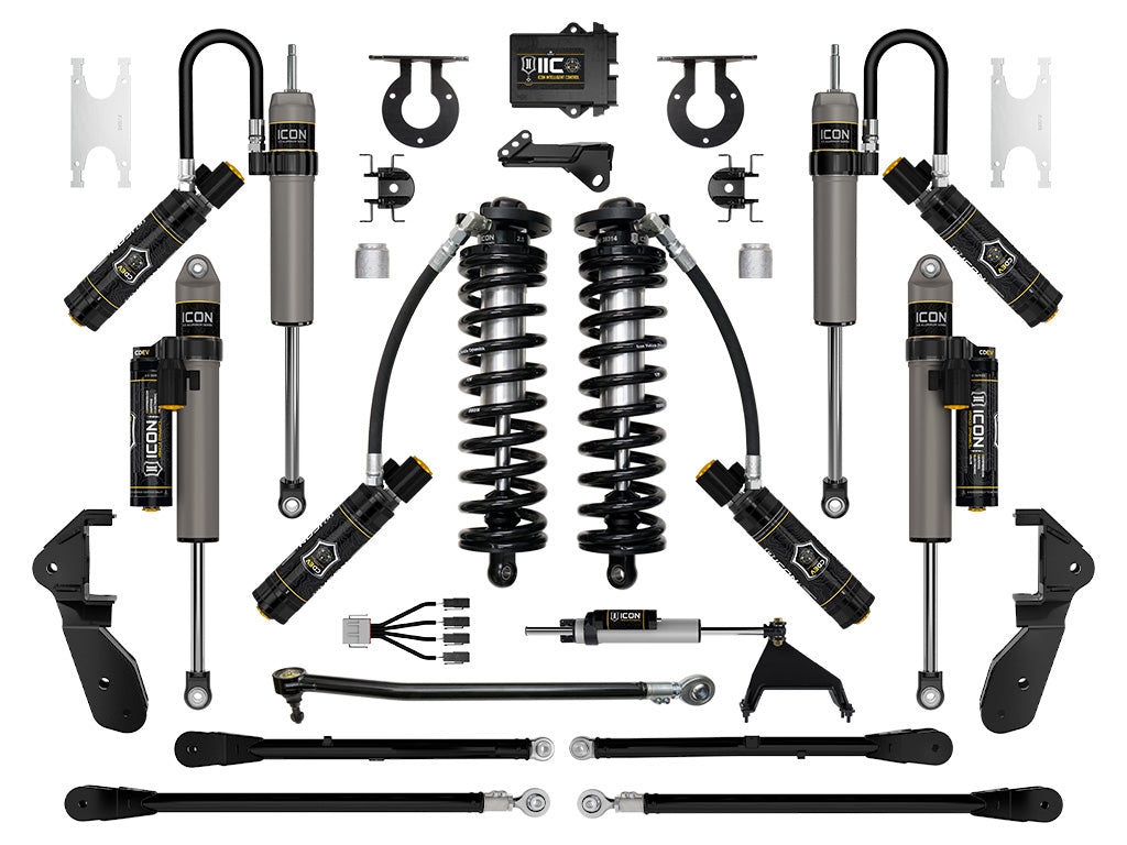 2023-2025 Powerstroke ICON 2.5 Front and Rear Lift Kit (ICOK63207)