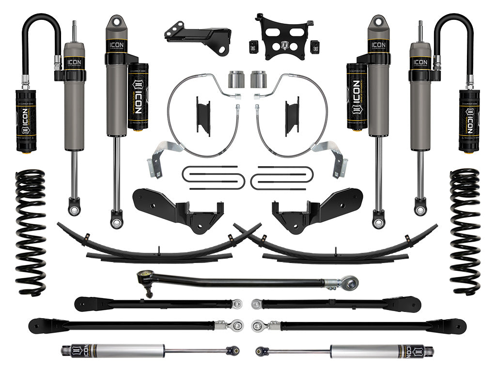 2023-2025 Powerstroke ICON Front and Rear Lift Kit (ICOK64536L)
