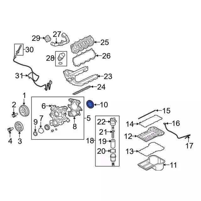 2003-2010 Powerstroke Rear Main Seal