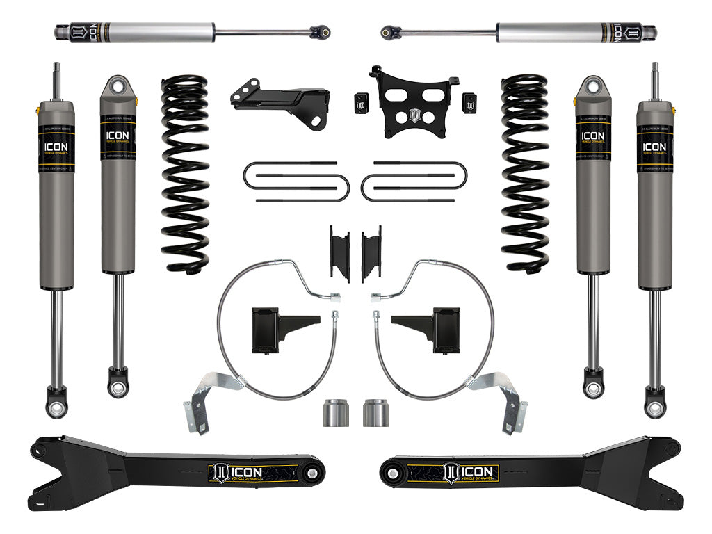 2023-2025 Powerstroke ICON Front and Rear Lift Kit (ICOK65912R)