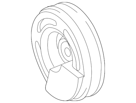 2014-2019 EcoDiesel Harmonic Balancer (68147497AA) view 2