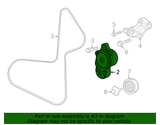 2014-2019 EcoDiesel Belt Tensioner (68325057AA) view 6