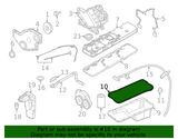 2007.5-2024 Cummins Oil Pan Gasket (68444757AA) view 9