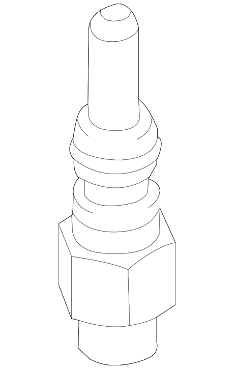 2014-2019 EcoDiesel Glow Plug (68460484AB) view 2