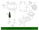 2014-2019 EcoDiesel Glow Plug (68460484AB) view 3