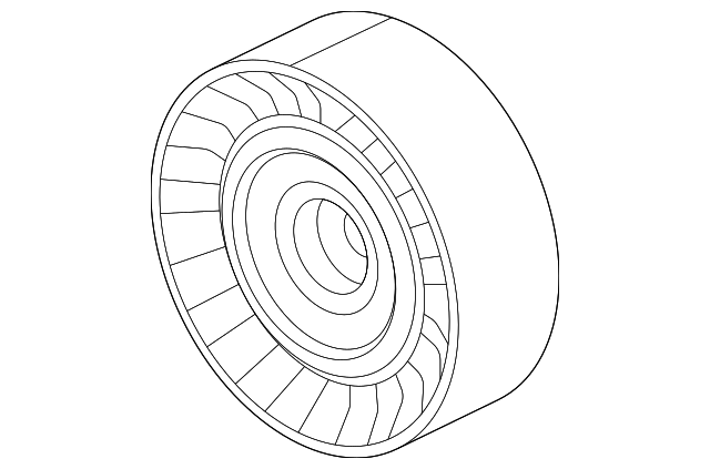2020-2023 EcoDiesel Idler Pulley (68483661AA) view 2