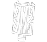 2020-2023 EcoDiesel Oil Filter (68507598AA) view 6