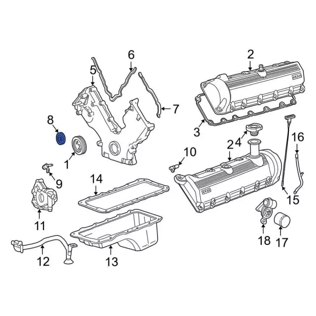 2003-2007 Powerstroke Front Main Seal