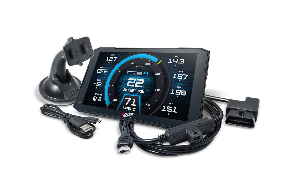 Edge Insight CTS4 kit with windshield mount and cables