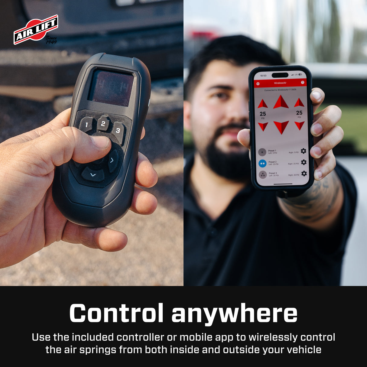 Universal WirelessAir Tank + EZ Mount Onboard Air System (74100EZ)