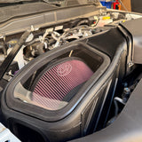 S&B 75-5224 Cold Air Intake installed in 2025 Ram 6.7L Cummins engine bay