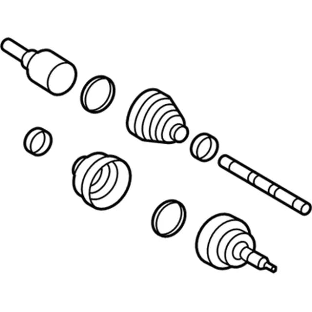 2018-2020 3.0L Powerstroke LH CV Axle