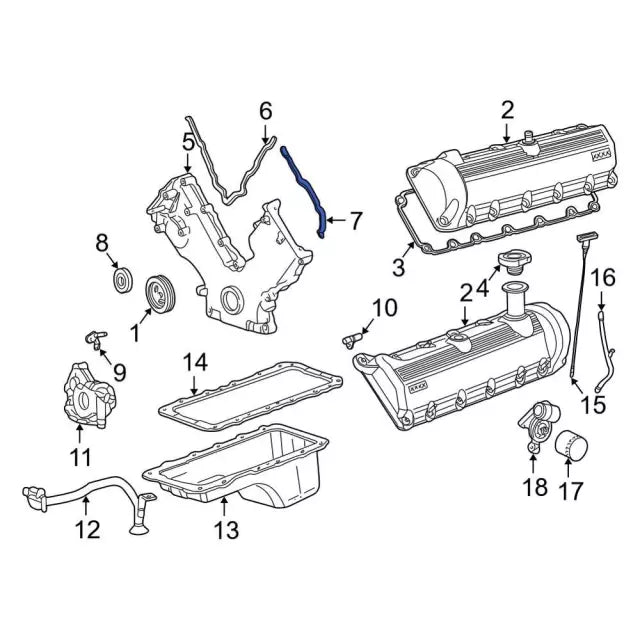 2003-2007 Powerstroke Outer Timing Cover Gasket