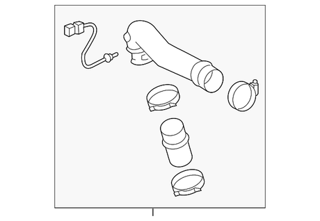 2016-2022 2.8L Duramax Charge Pipes (84784913) view 2
