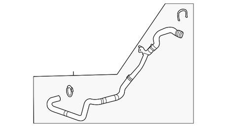 2020-2025 Duramax Upper Radiator Hose (85122989) view 2