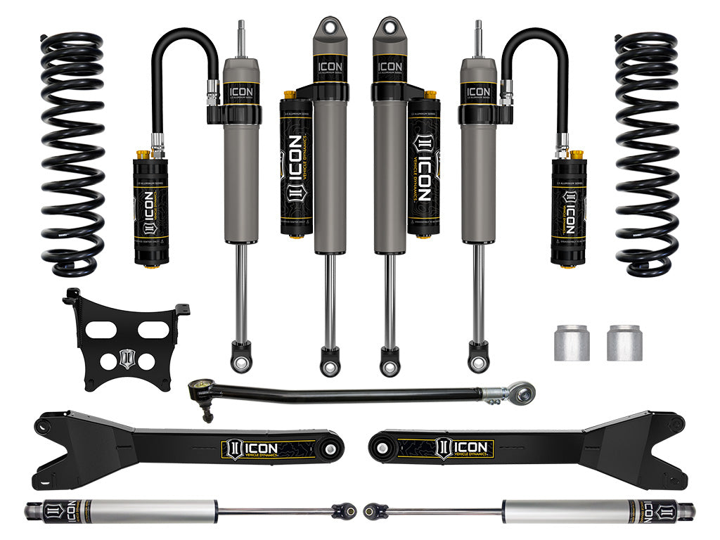 2023-2025 Powerstroke ICON 2.5 Front and Rear Lift Kit (ICOK65899R)