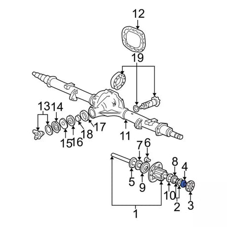 1999-2003 Powerstroke FR Outer Axle Seal