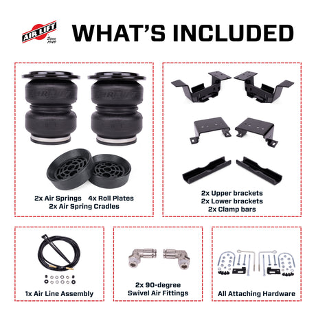 2024-2026 Duramax LoadLifter 5000 Ultimate air spring kit with Air Spring Cradles (88408)