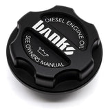 Banks Revolver billet oil cap, angled view