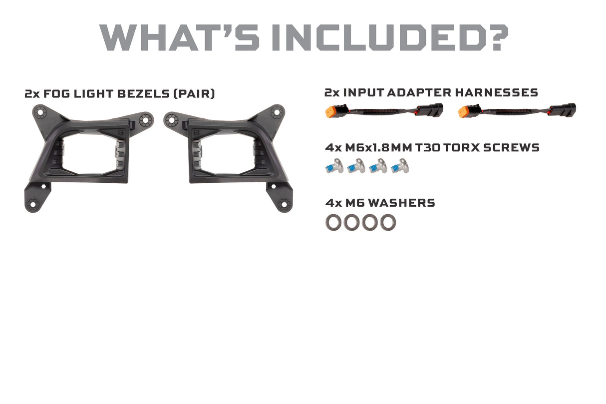 2019-2023 Chevrolet Silverado 1500 Morimoto 4Banger Fog Brackets (BAF068)