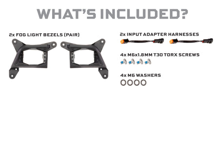 2019-2023 Chevrolet Silverado 1500 Morimoto 4Banger Fog Brackets (BAF068)