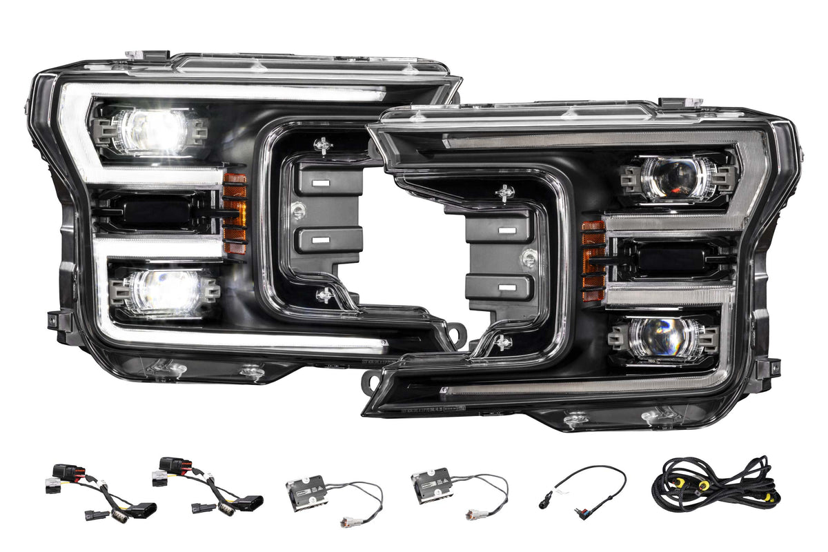 2018-2020 F-150 XB Evo Hybrid LED Headlights
