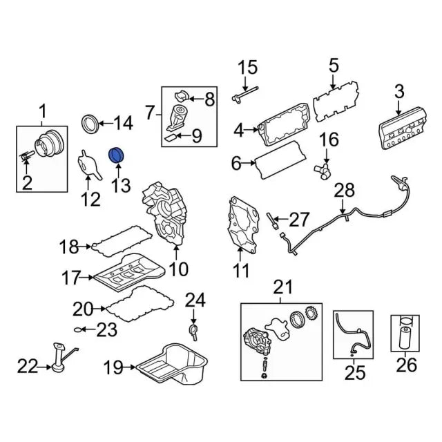 2008-2010 Powerstroke Front Main Seal