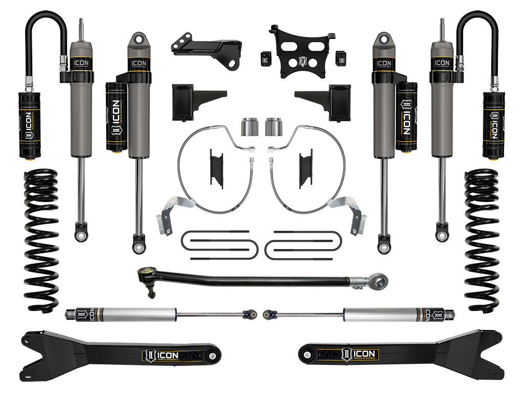 2023-2025 Powerstroke ICON Front and Rear Lift Kit (ICOK65913R)