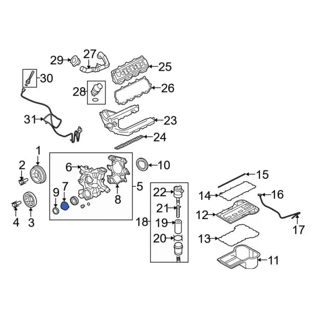 2003-2007 Powerstroke Outer Timing Cover Gasket
