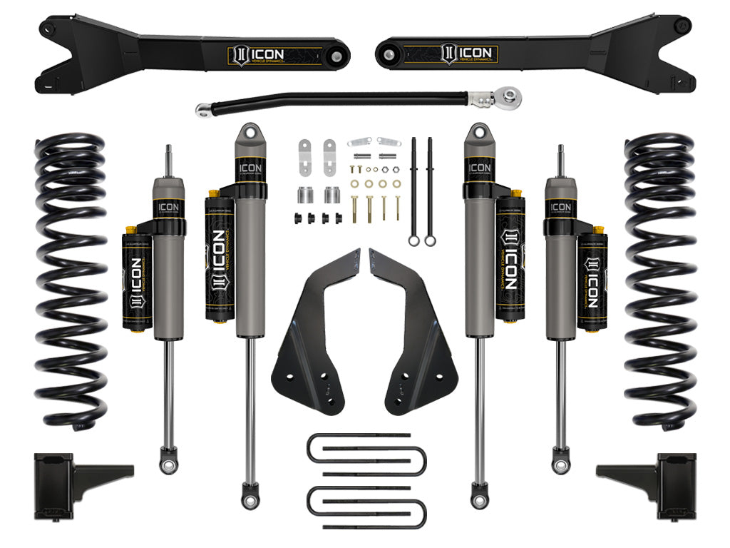 2005-2007 Powerstroke ICON Front and Rear Lift Kit (ICOK64503R)