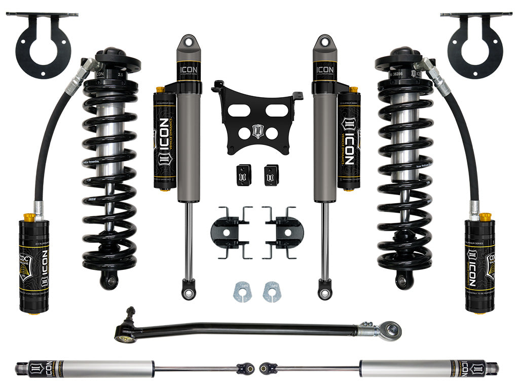 2023 Powerstroke ICON 2.5 Front and Rear Lift Kit (ICOK63164)