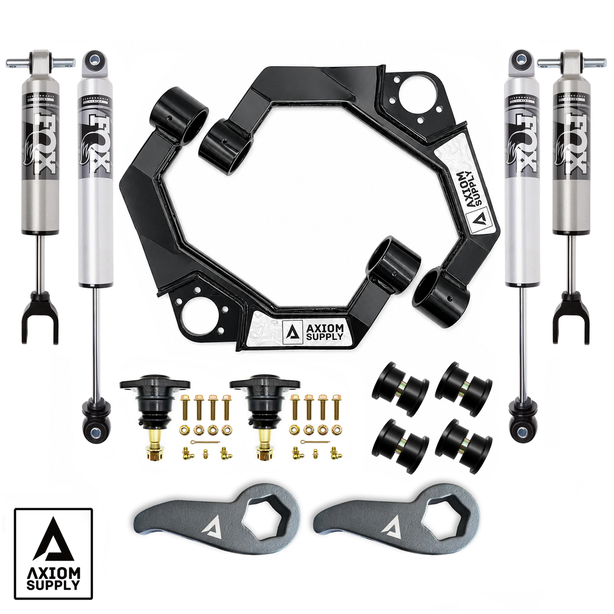 2011-2019 Duramax HD Stage 3 FOX 2.5 Performance Leveling System (AXGM11STAGE3FOX2.5)