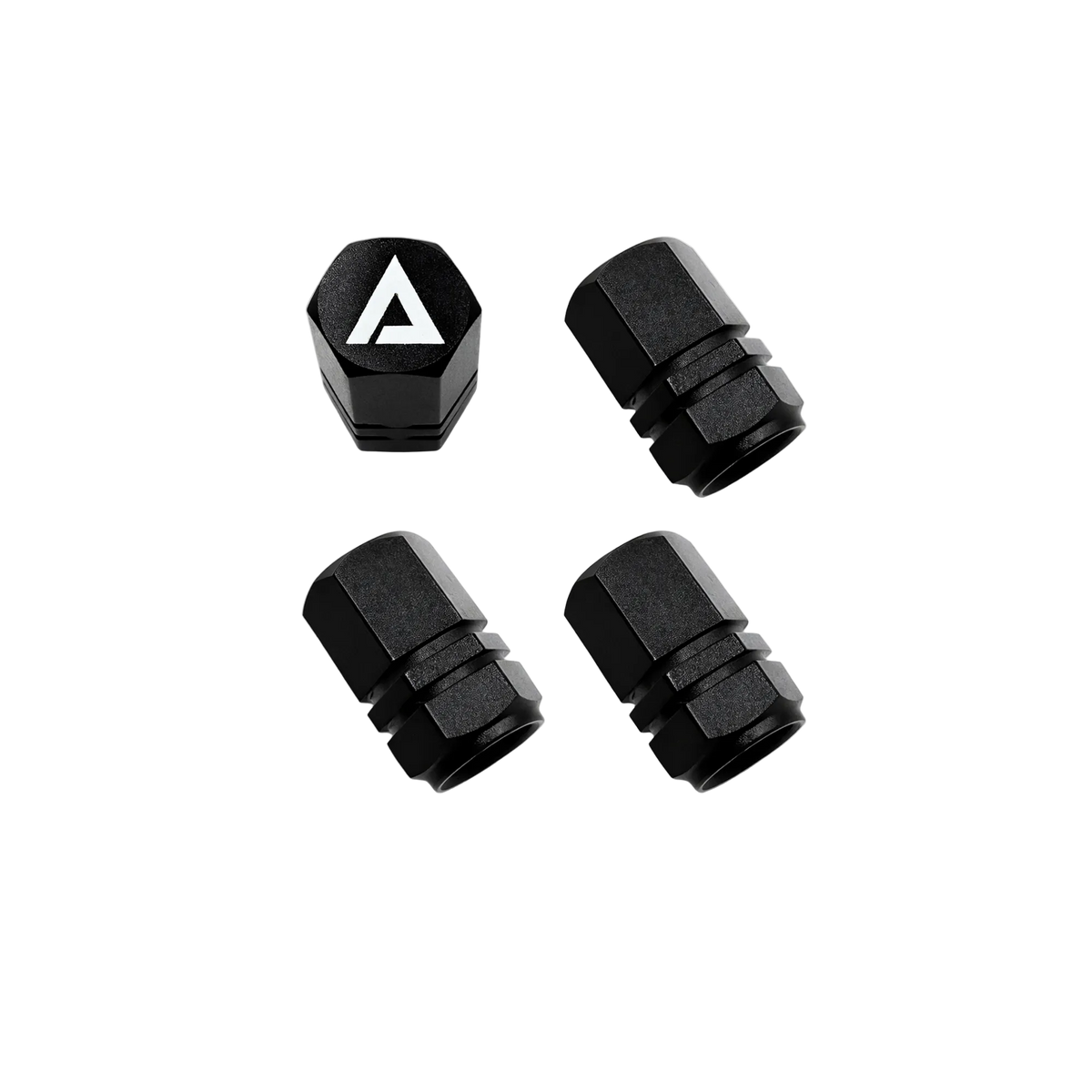 Axiom Universal Billet Valve Stem Cap Set - 4 Piece (AXVCSET)