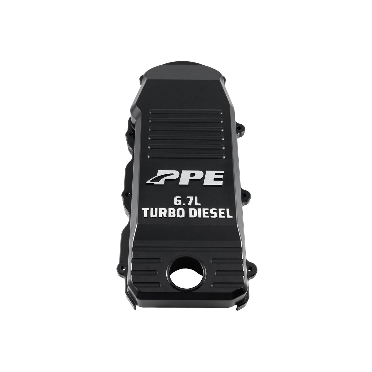 2007.5-2024 Cummins Billet Upper CCV Cover - Black (218020120)