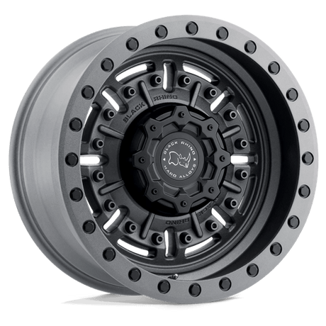 Black Rhino ABRAMS - Textured Matte Gunmetal-Wheels-Black Rhino-Dirty Diesel Customs