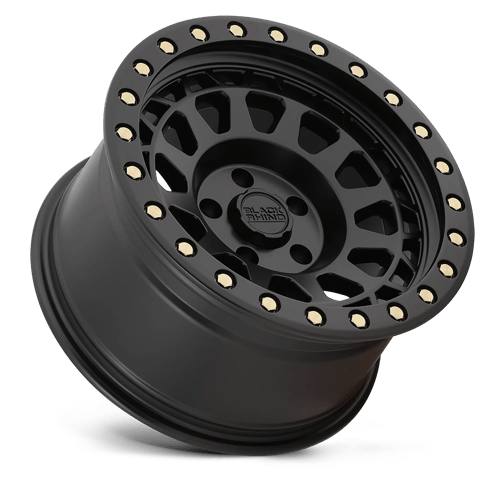 Black Rhino PRIMM - Matte Black w/ Brass Bolts-Wheels-Black Rhino-1785PRM-06140M12-Dirty Diesel Customs