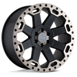 Black Rhino WARLORD - Matte Black w/ Machined Dark Tint-Wheels-Black Rhino-1780WAR305127M71-Dirty Diesel Customs