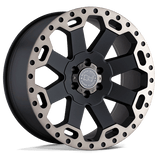 Black Rhino WARLORD - Matte Black w/ Machined Dark Tint-Wheels-Black Rhino-Dirty Diesel Customs