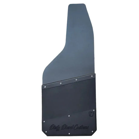 DIRTY Standard Height Mud Flaps Black (garage-sale-TI-SH-13-BLK-DIRTY-SET)-Mud Flap-Trigger Industries-Dirty Diesel Customs