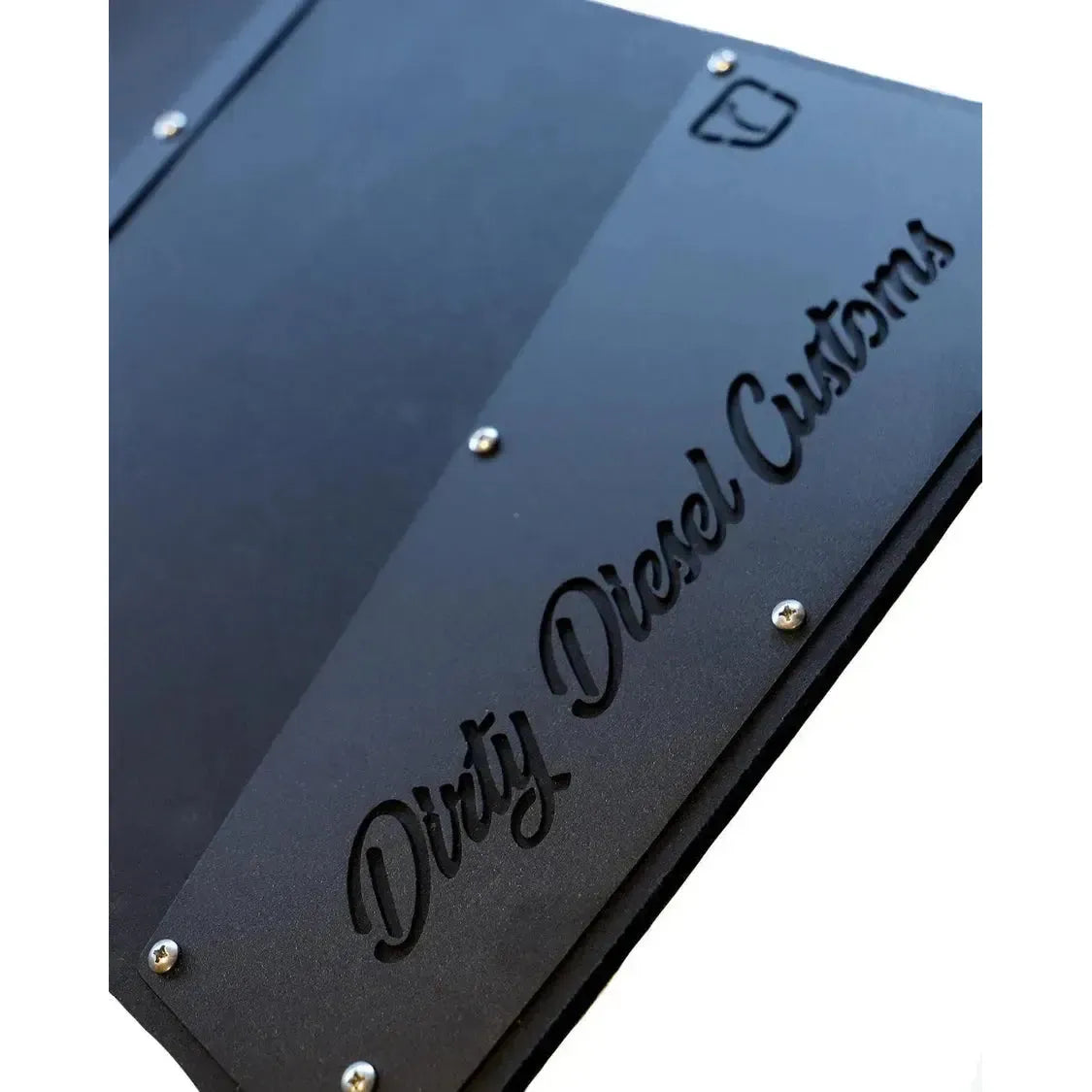 DIRTY Standard Height Mud Flaps Black (garage-sale-TI-SH-13-BLK-DIRTY-SET)-Mud Flap-Trigger Industries-Dirty Diesel Customs