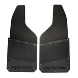 DIRTY Standard Height Mud Flaps Black (garage-sale-TI-SH-13-BLK-DIRTY-SET)-Mud Flap-Trigger Industries-Dirty Diesel Customs